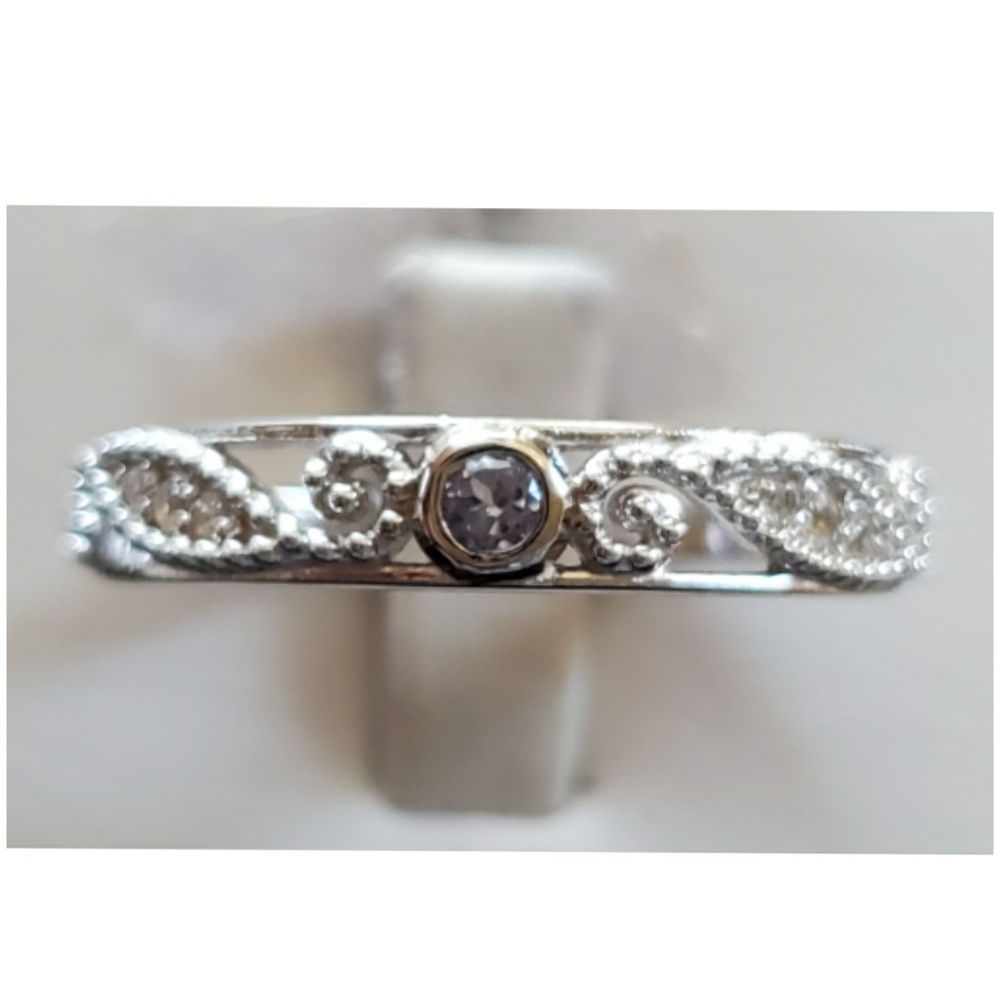 Genuine Tanzanite Ring Size 10